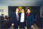 Me, Leo and Fred at Leo's Wedding in Mexico City